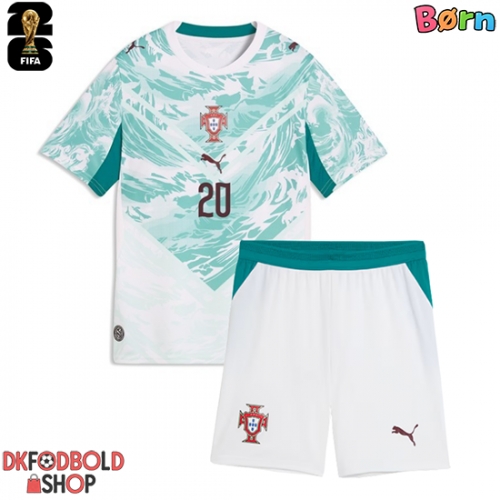 Portugal Joao Cancelo #20 Udebanesæt Børn VM 2026 Kort ærmer (+ korte bukser)